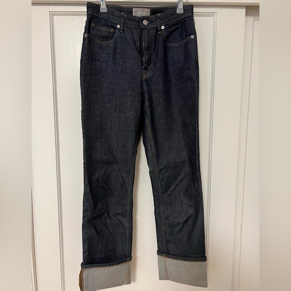 Everlane Women's High Rise Jeans - Dark Blue - Picture 4 of 6